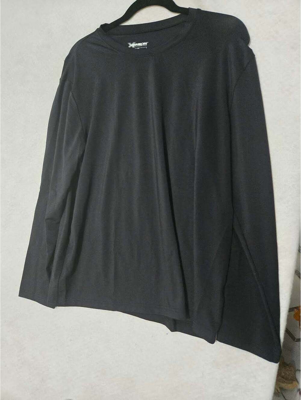 Xersion Performance Gear Men's Long Sleeve Shirt Size 2XL Black